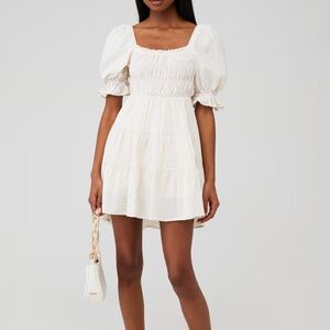 Elegant  Striped Dress